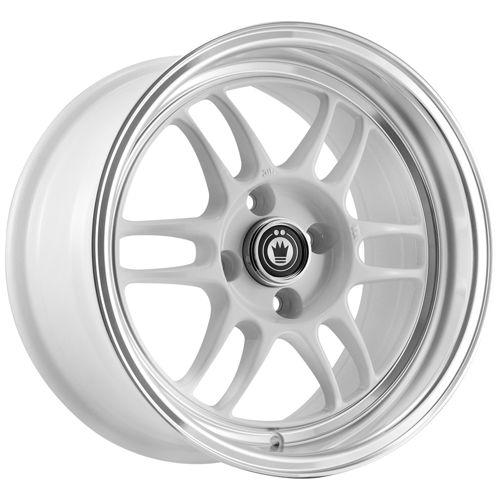Konig Wideopen Plain White With Machined Lip 