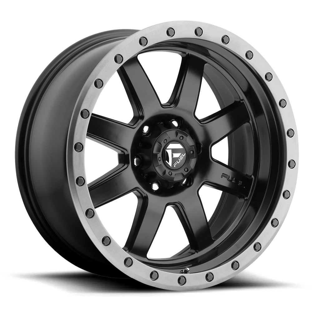 Fuel 1pc D551 Trophy Matte Black Gun Metal Ring 18x9 (+1) 6x139.7 ...